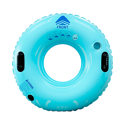 Single Solid Blue River Tube
